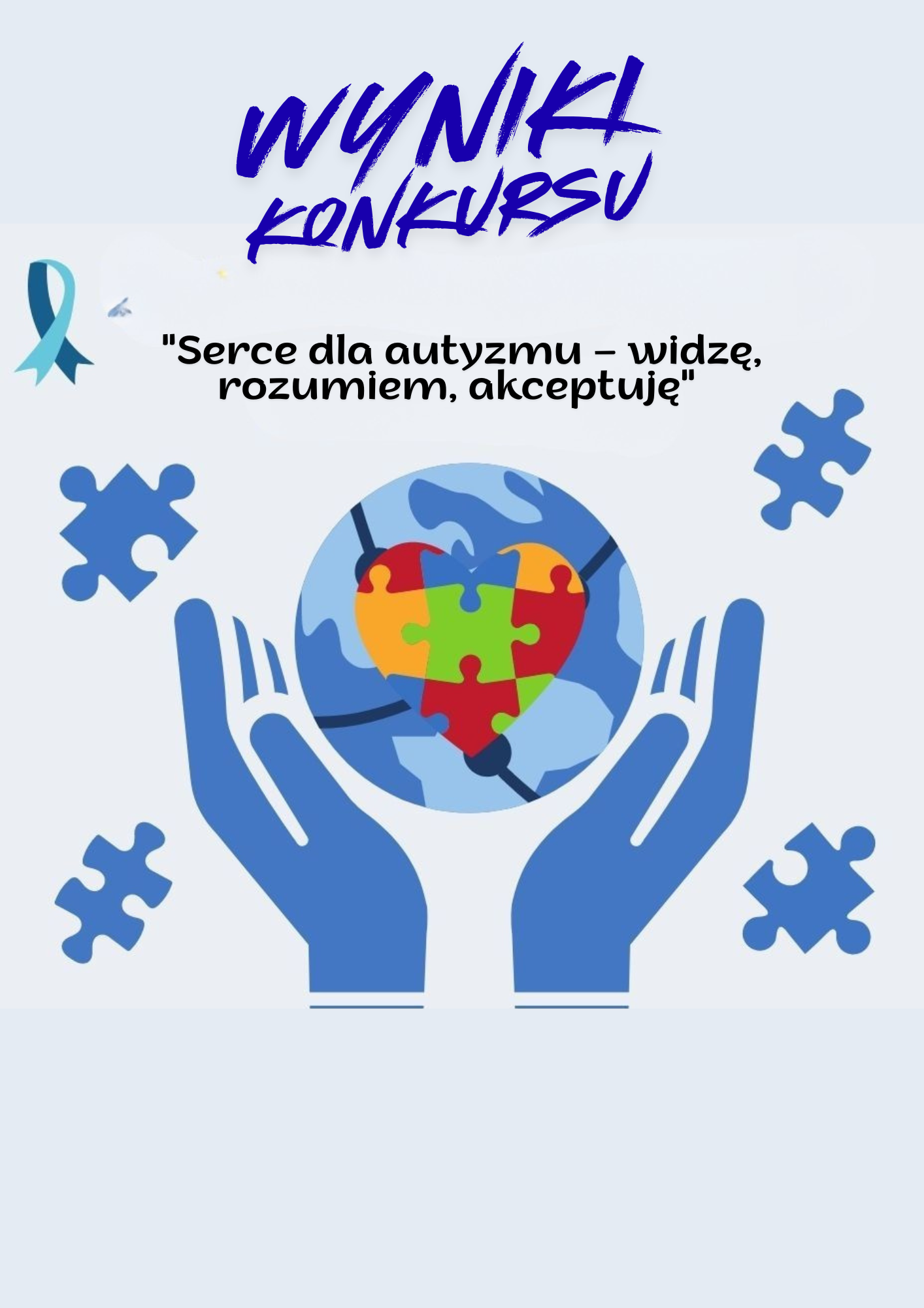 Konkurs plastyczny pt. “Serce dla autyzmu – widzę, rozumiem, akceptuję”