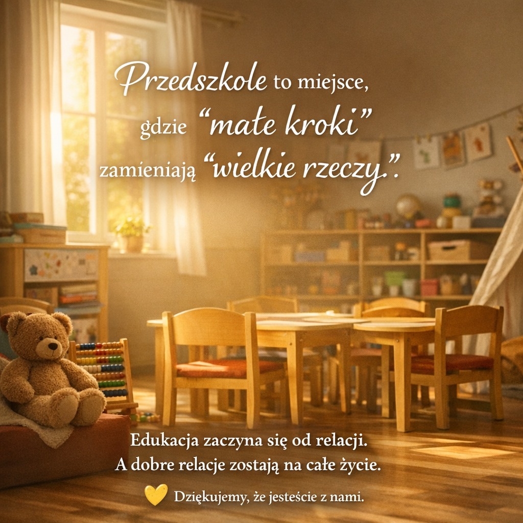 Niedziela w naszym przedszkolu to… cisza pokazująca sens.